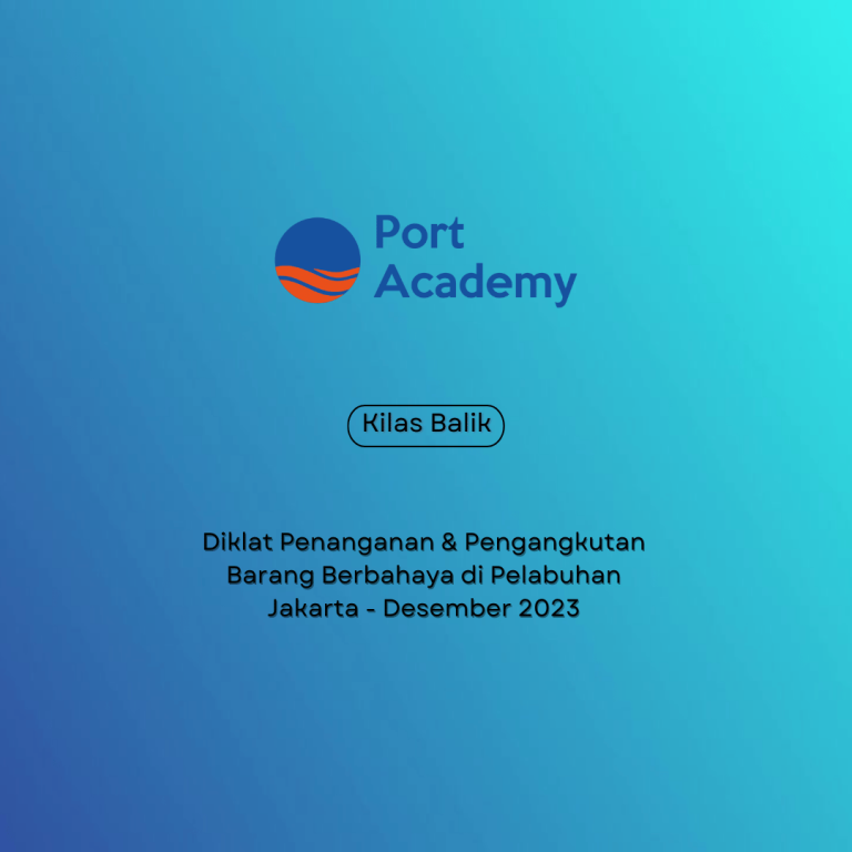 IMDG Code Port Academy Des 2023 https://portacademy.id/program/imdg-code/
