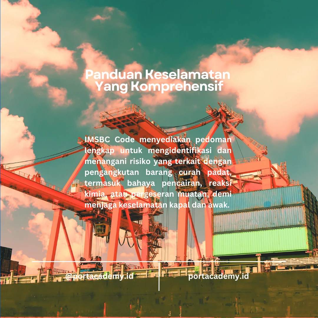Diklat Penanganan & Pengangkutan Barang Curah Padat Di Pelabuhan (IMSBC Code) Port Academy https://portacademy.id/program/imsbc-code/