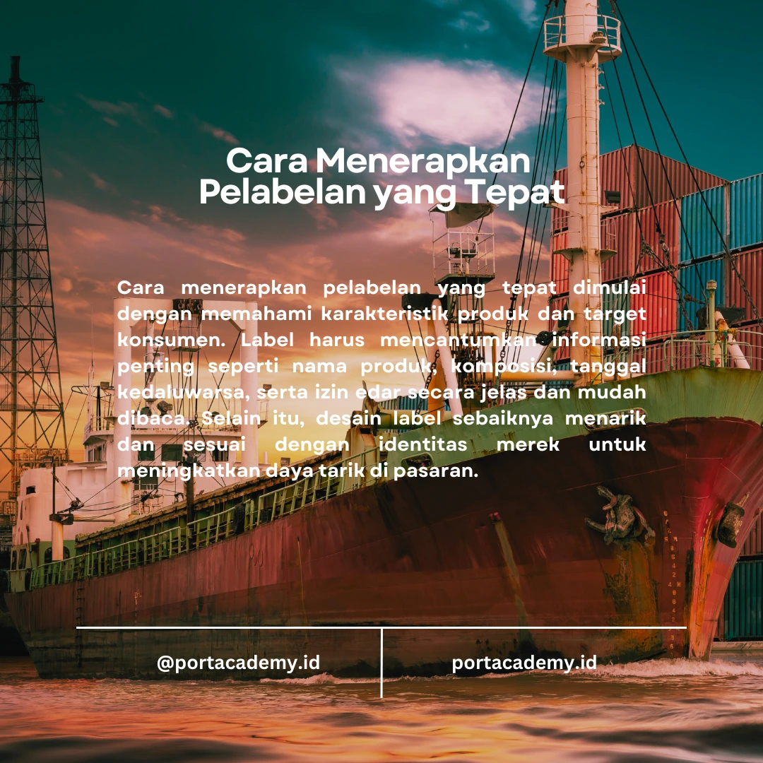 Panduan Pelabelan Kargo Berbahaya sesuai IMDG Code