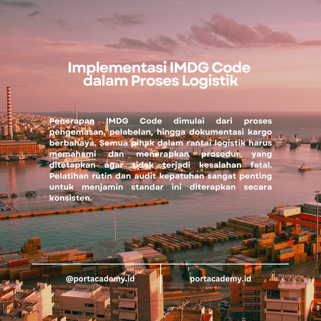 Cara Mematuhi Standar Internasional dalam IMDG Code
