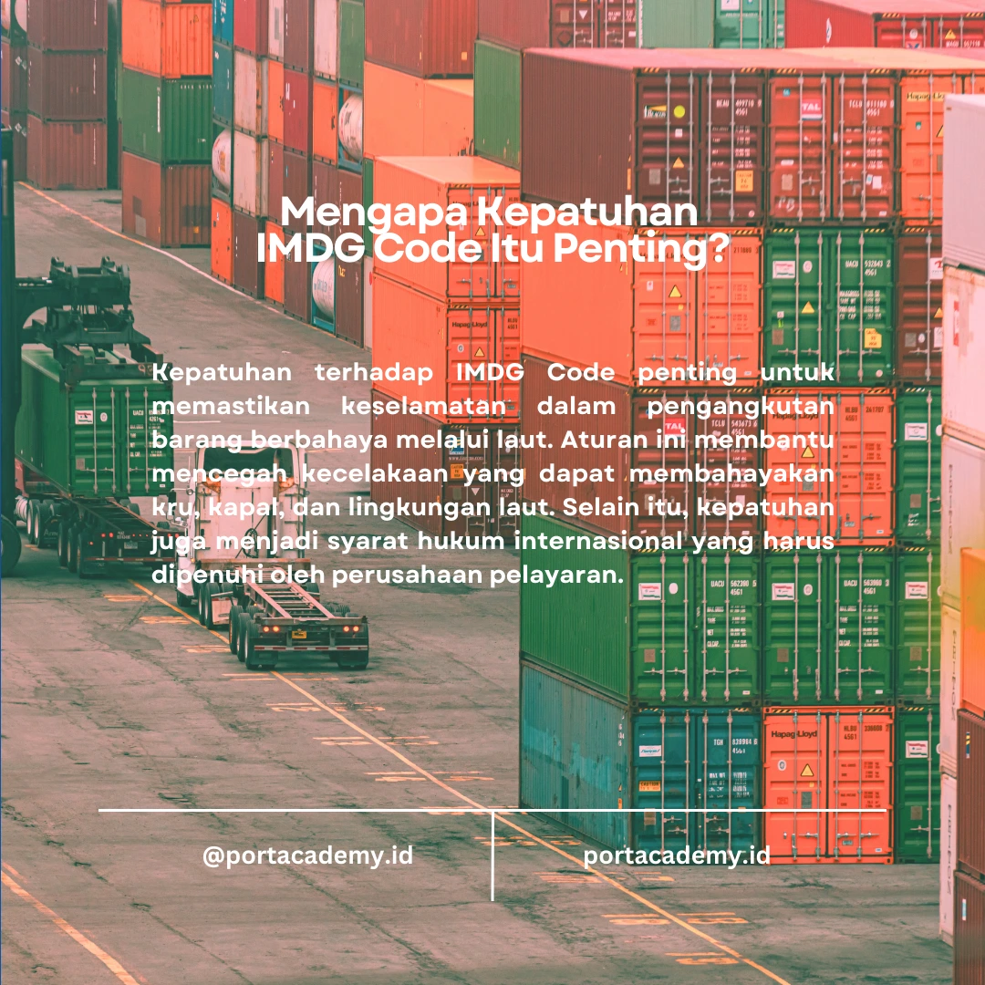 Cara Memastikan Kepatuhan IMDG Code di Kapal