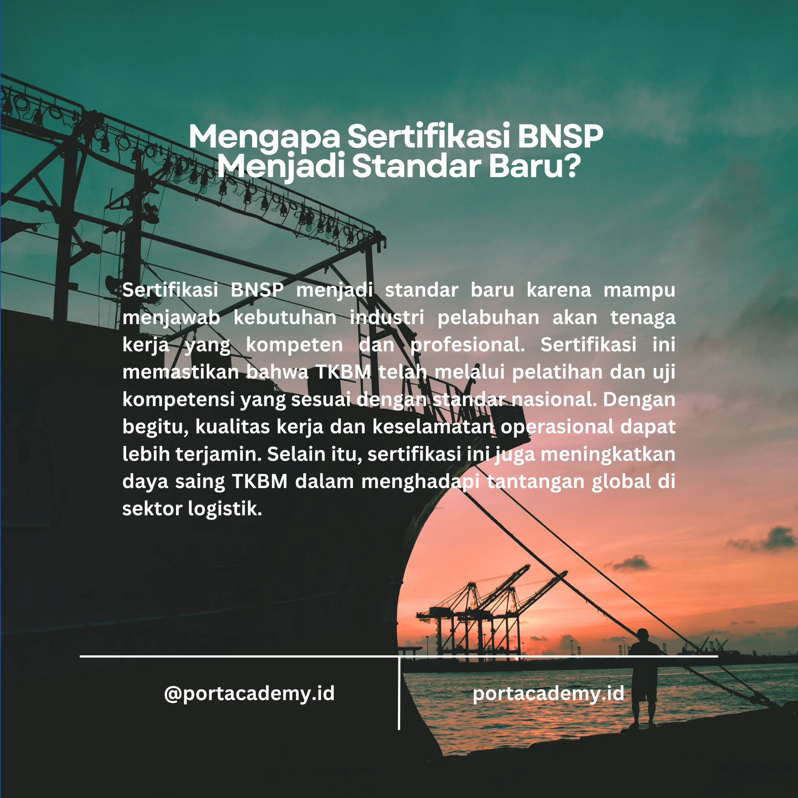 Bagaimana Sertifikasi BNSP Menjadi Standar Baru untuk Tenaga Kerja Bongkar Muat di Pelabuhan