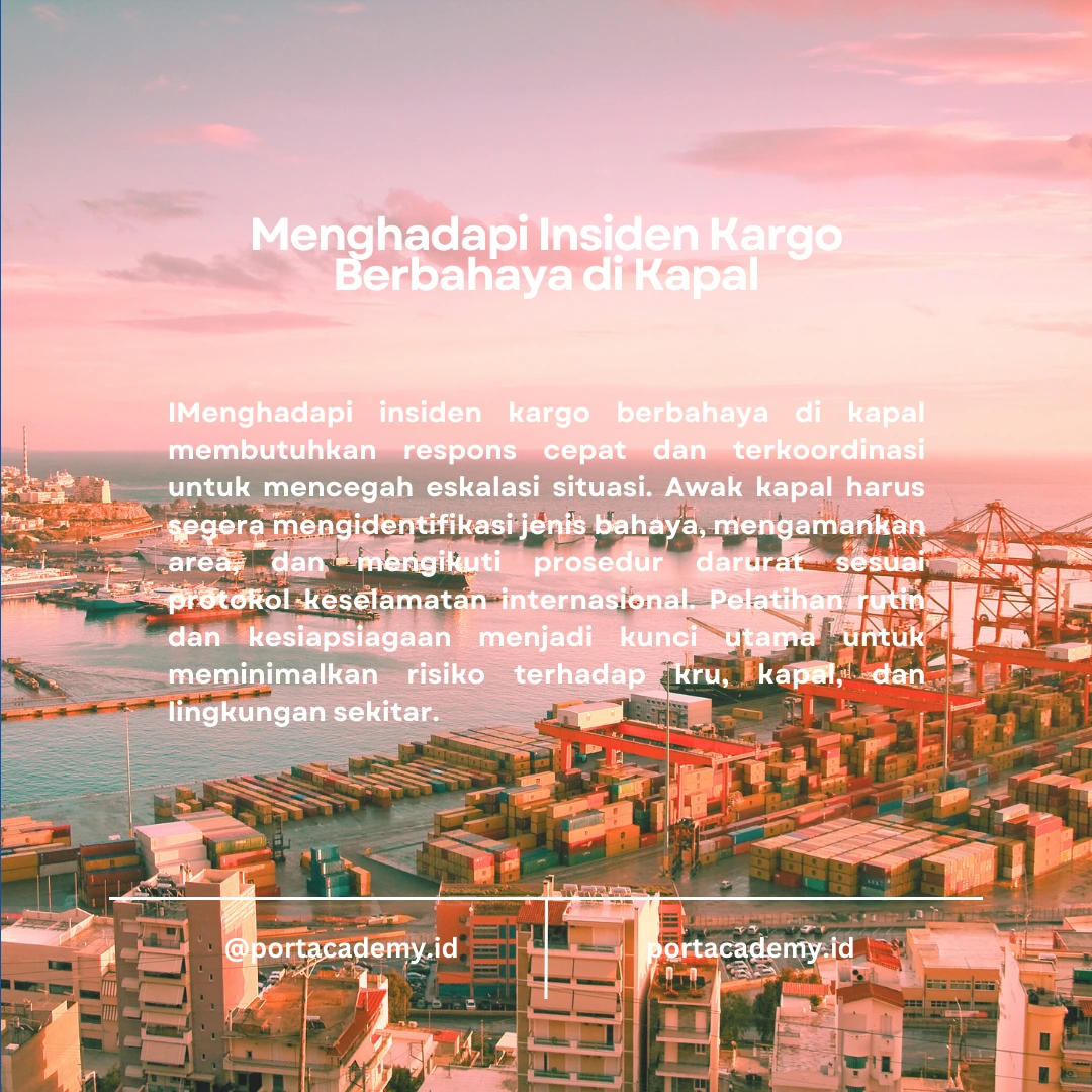 Tips Menghadapi Insiden Kargo Berbahaya di Kapal