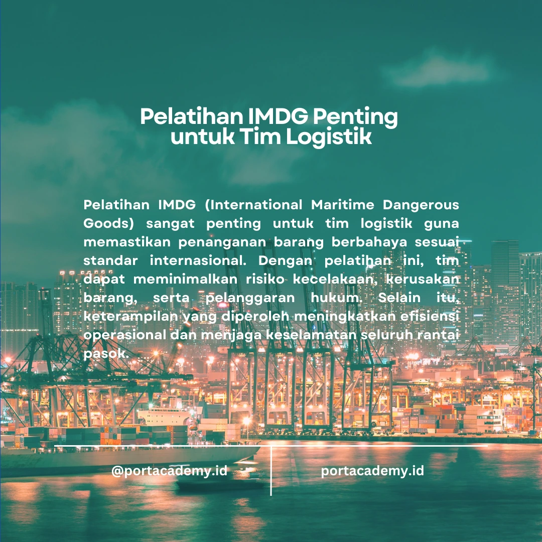 Persiapan Pelatihan IMDG untuk Tim Logistik