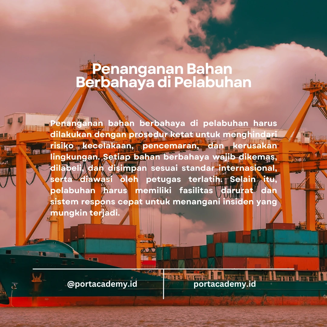 Panduan Keselamatan Bahan Berbahaya untuk Pelabuhan