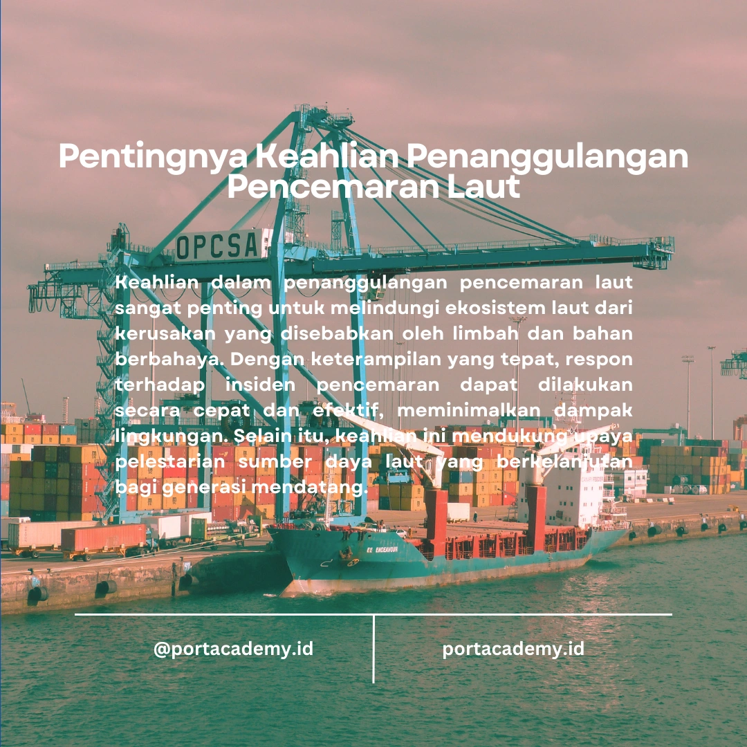 Keahlian yang Diperlukan untuk Penanggulangan Pencemaran