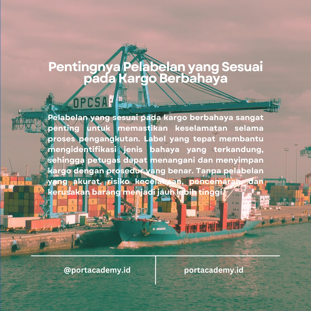 Panduan Pelabelan Kargo Berbahaya sesuai IMDG Code