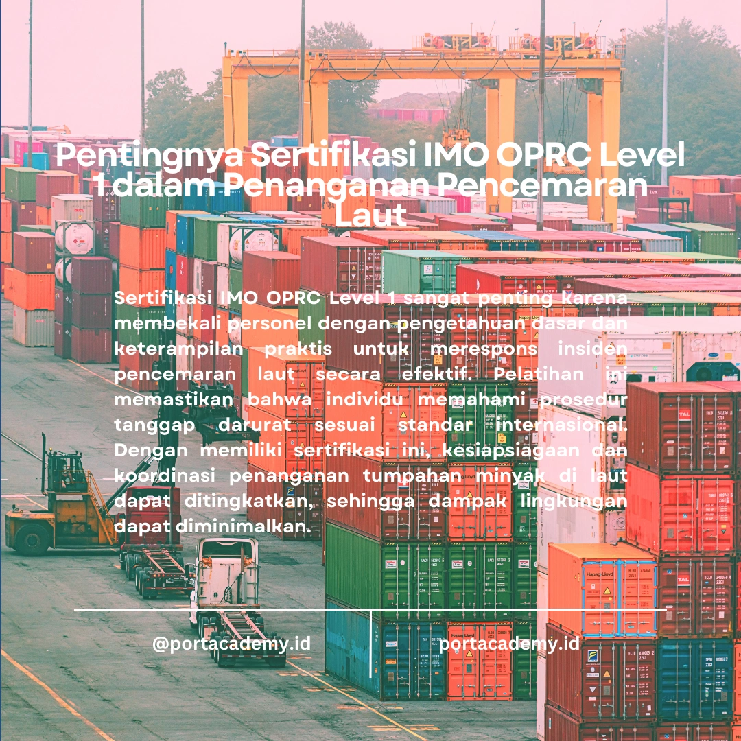 Peran IMO dalam Penanganan Pencemaran Lingkungan Laut