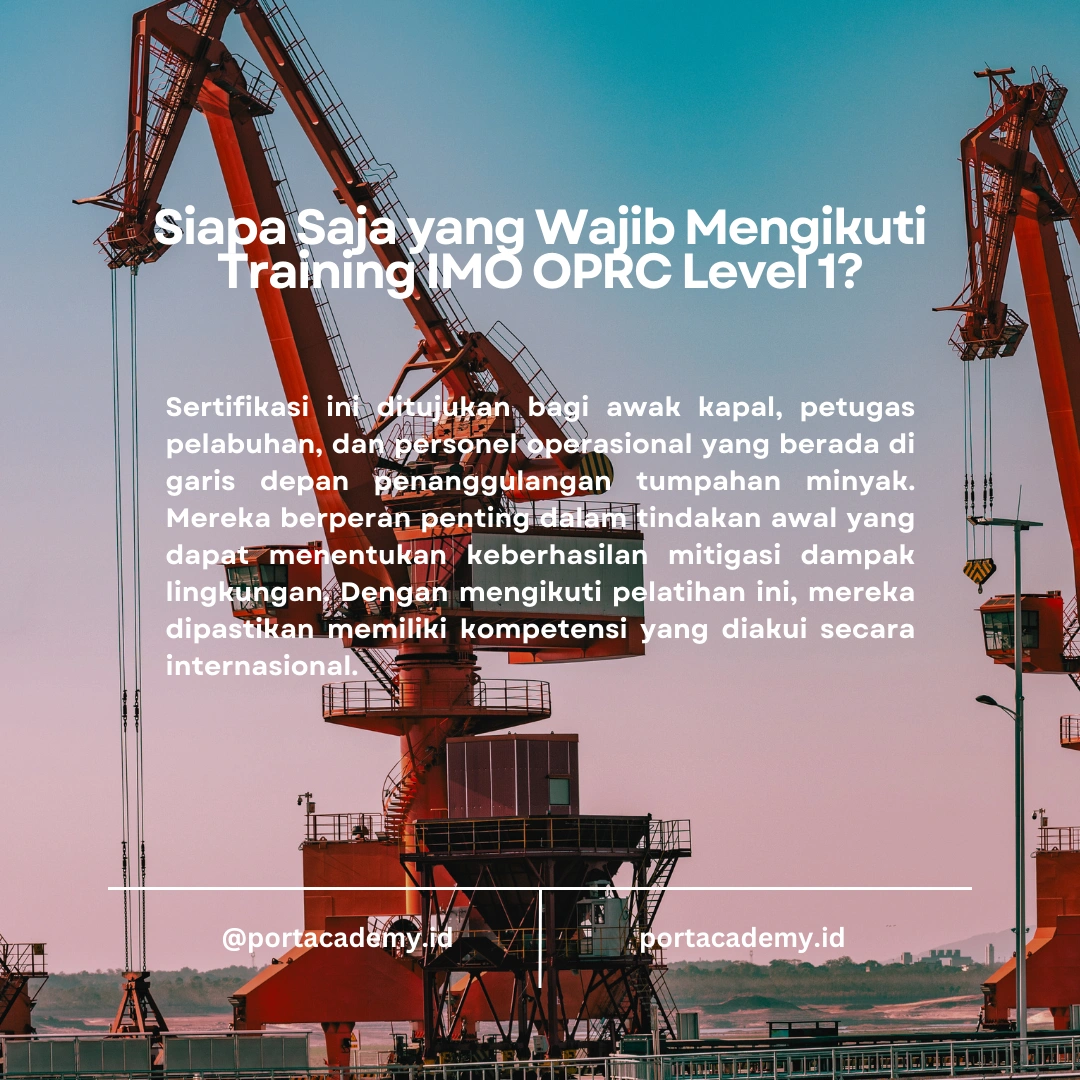 Panduan Sertifikasi OPRC Tingkat 1