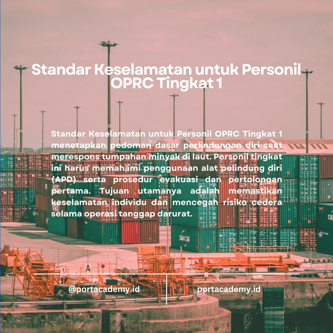 Standar Keselamatan untuk Personil OPRC Tingkat 1