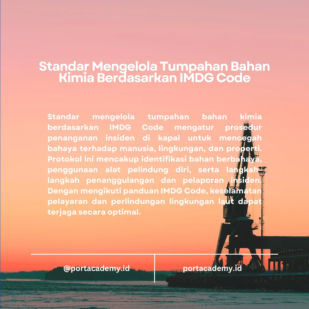 Mengelola Tumpahan Bahan Kimia dengan IMDG Code