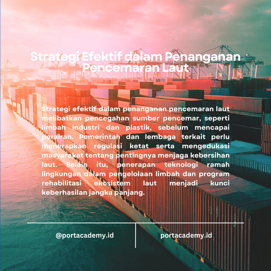 Tips Efektif dalam Penanganan Pencemaran Laut