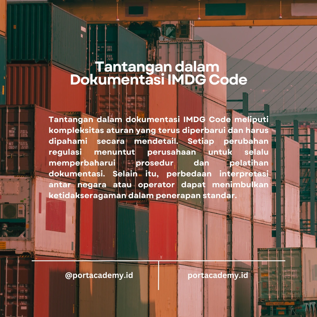 Pentingnya Dokumentasi dalam Kepatuhan IMDG Code