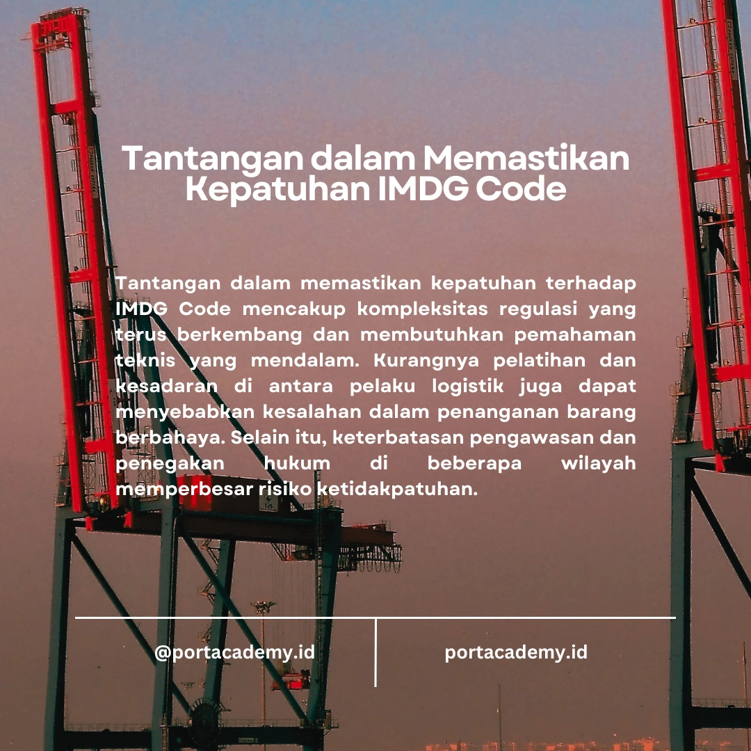 Cara Memastikan Kepatuhan IMDG Code di Kapal