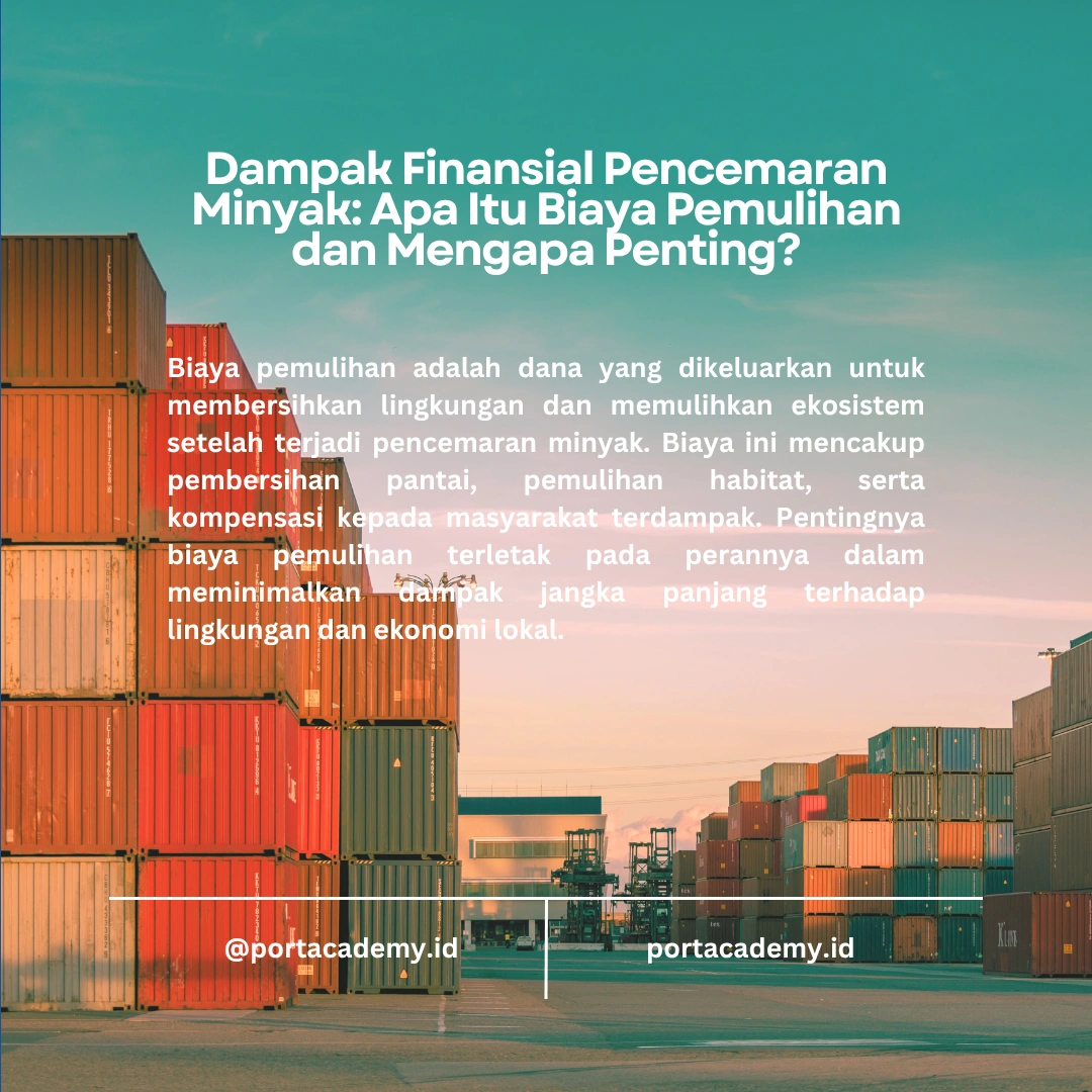Bagaimana Cara Menghitung Biaya Pemulihan dari Insiden Pencemaran Minyak?