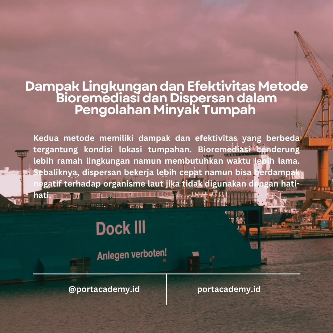 Perbedaan Metode Bioremediasi dan Dispersan dalam Pengolahan Minyak Tumpah