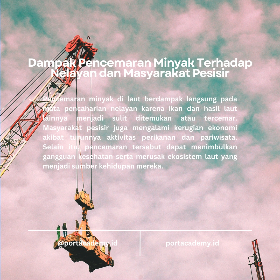 Langkah-Langkah Mitigasi Dampak Pencemaran Minyak bagi Nelayan dan Masyarakat