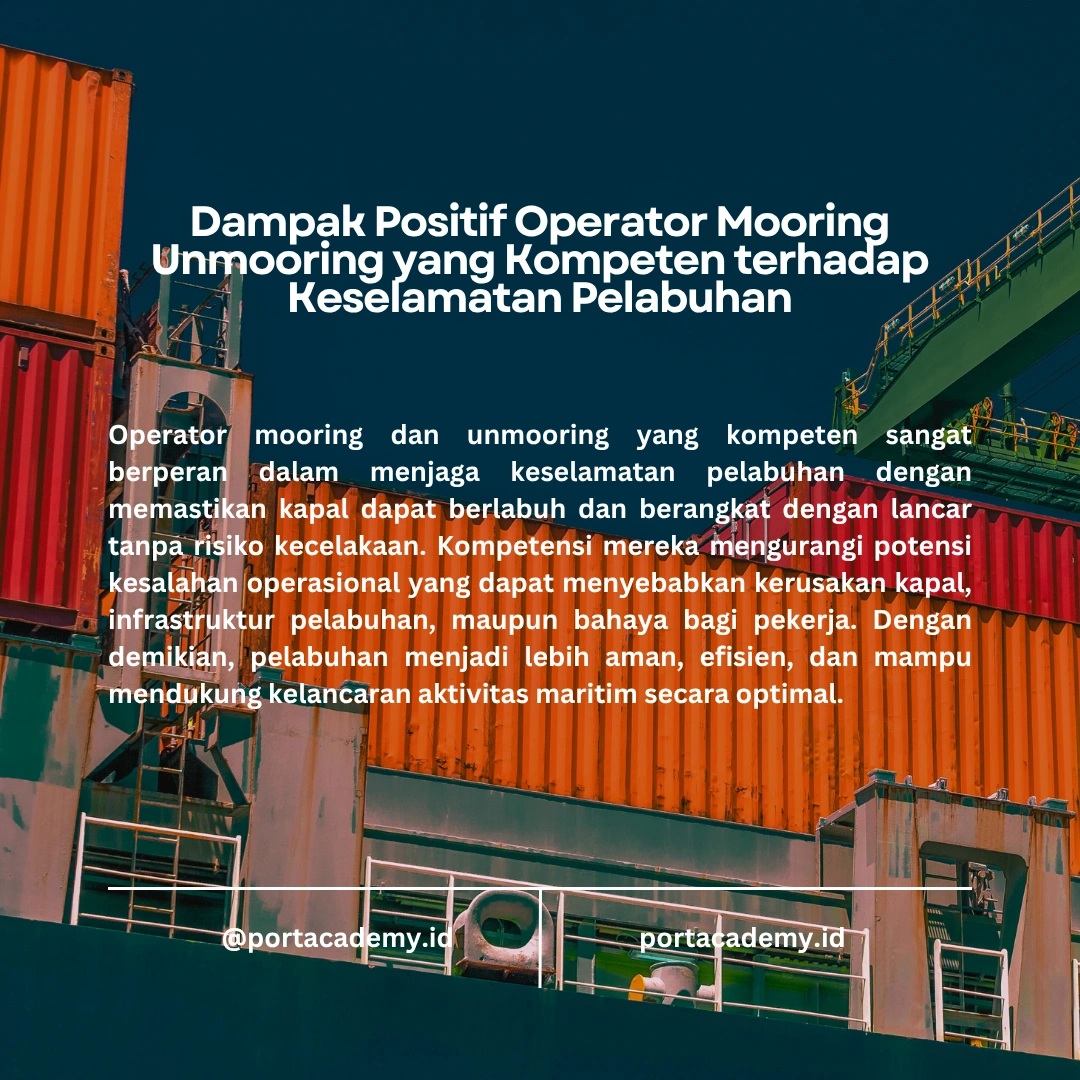 Peran Operator Mooring Unmooring dalam Menjaga Keselamatan di Pelabuhan