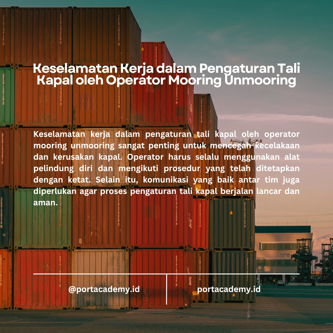 Strategi Pengaturan Tali Kapal yang Tepat oleh Operator Mooring Unmooring