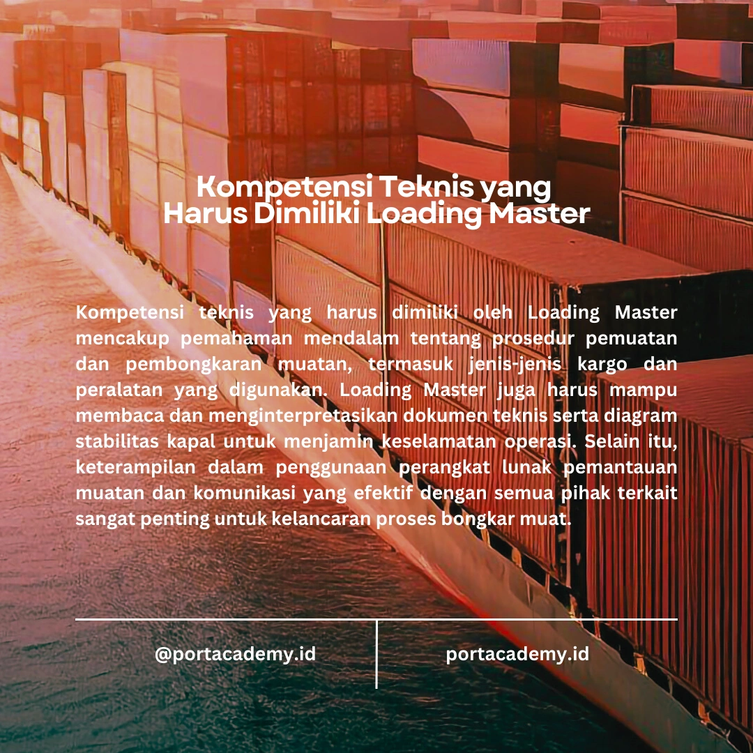 Kualifikasi Penting untuk Menjadi Loading Master