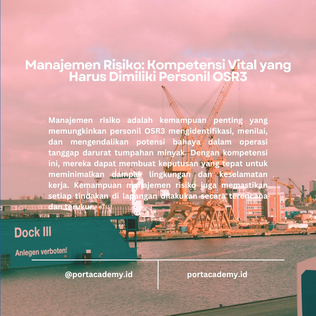 Skill Manajemen Risiko untuk Personil OSR3