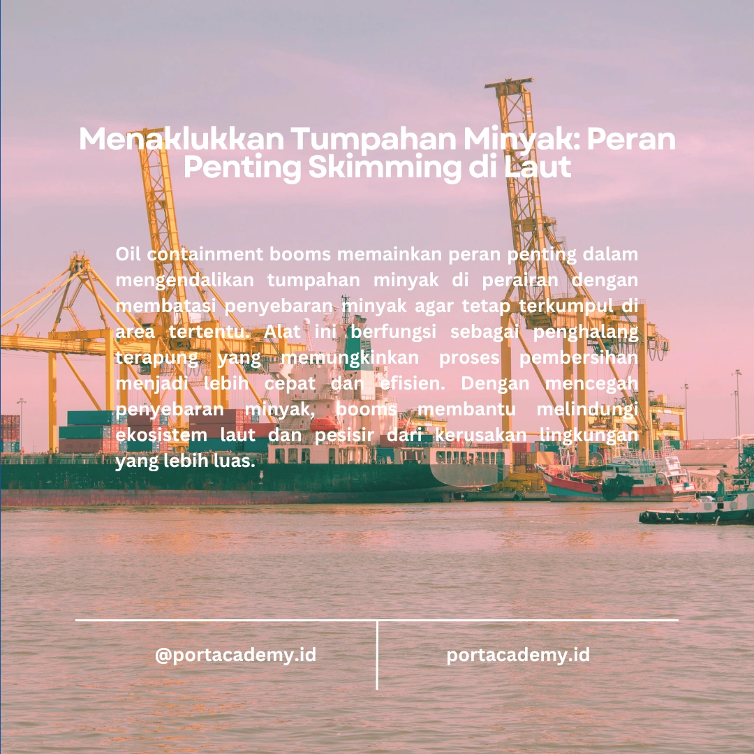 Teknik Skimming: Metode Efektif dalam Mengumpulkan Minyak di Laut