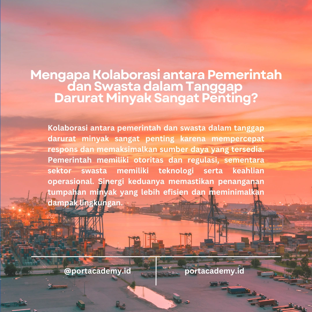 Pentingnya Kolaborasi antara Pemerintah dan Swasta dalam Tanggap Darurat Minyak