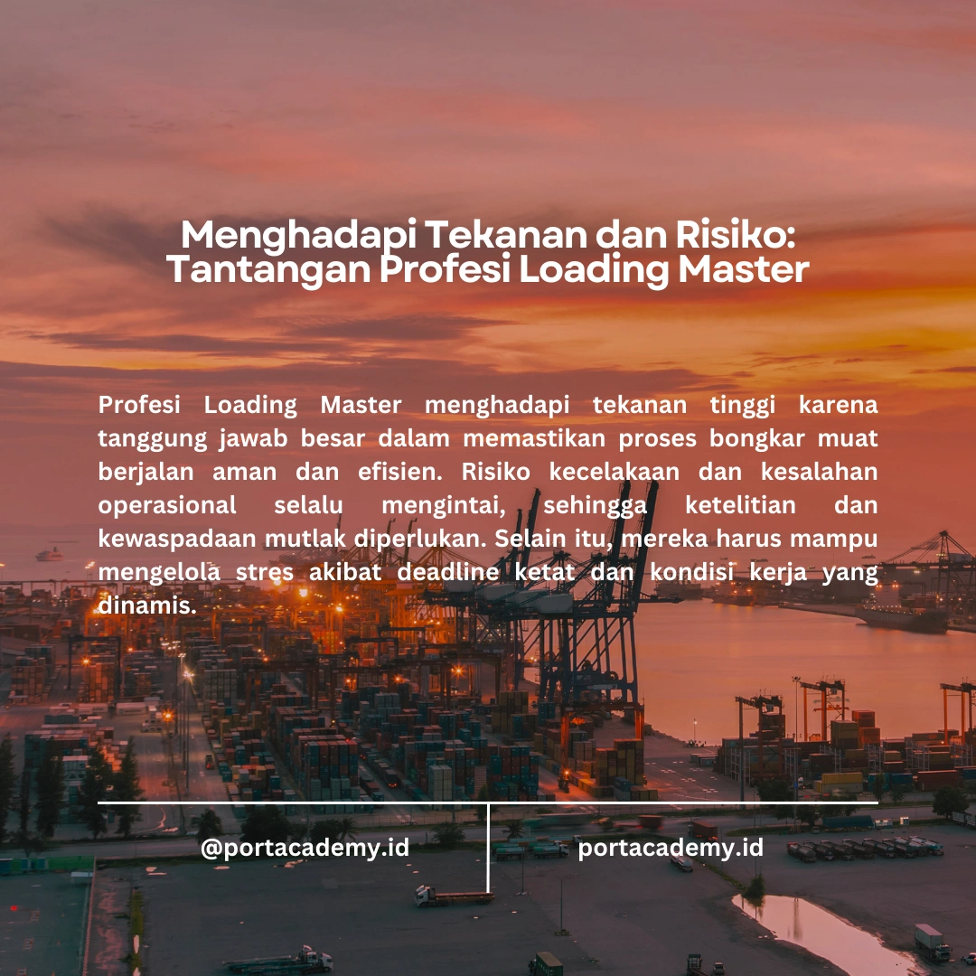 Loading Master: Tugas dan Tanggung Jawab di Pelabuhan