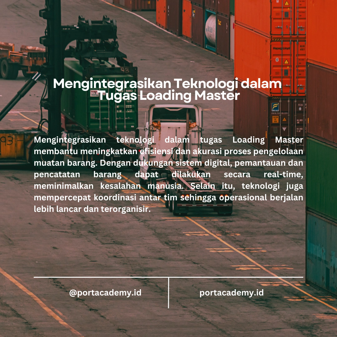 Loading Master dalam Industri Pengapalan Modern