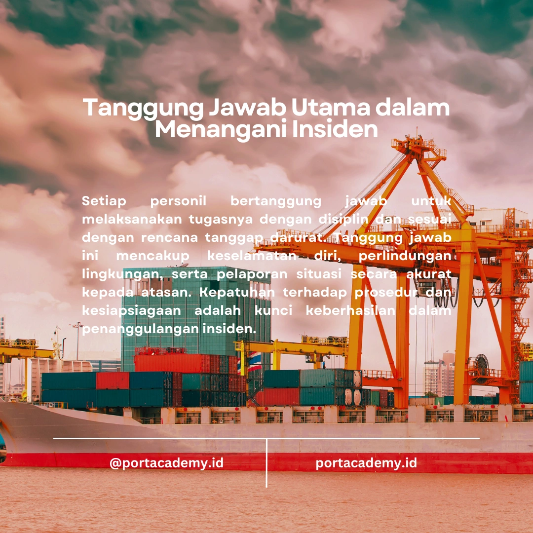 Peran dan Tanggung Jawab Personil Penanggulangan Pencemaran Minyak