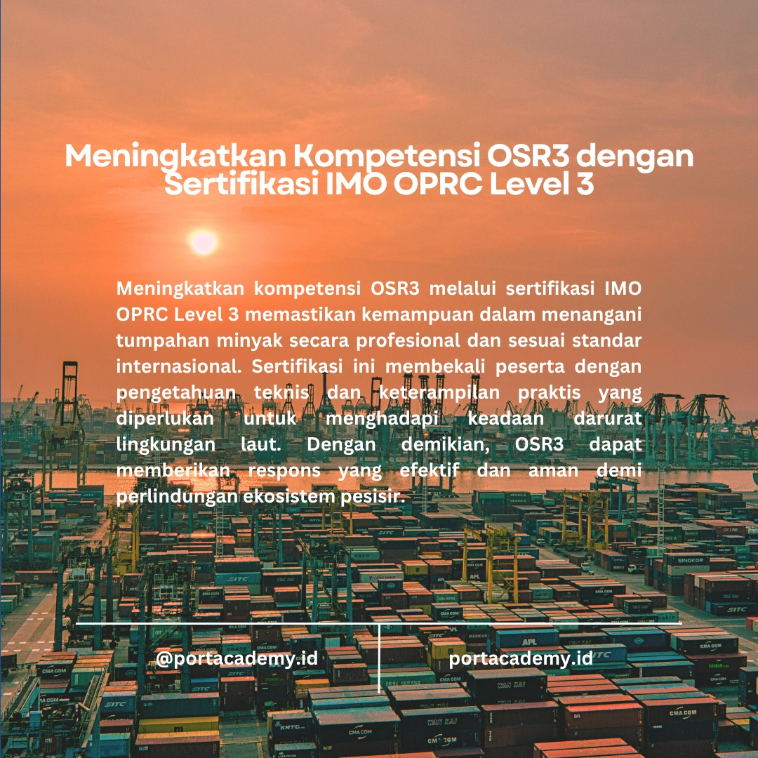 OSR3 dan Peranannya dalam Perlindungan Laut
