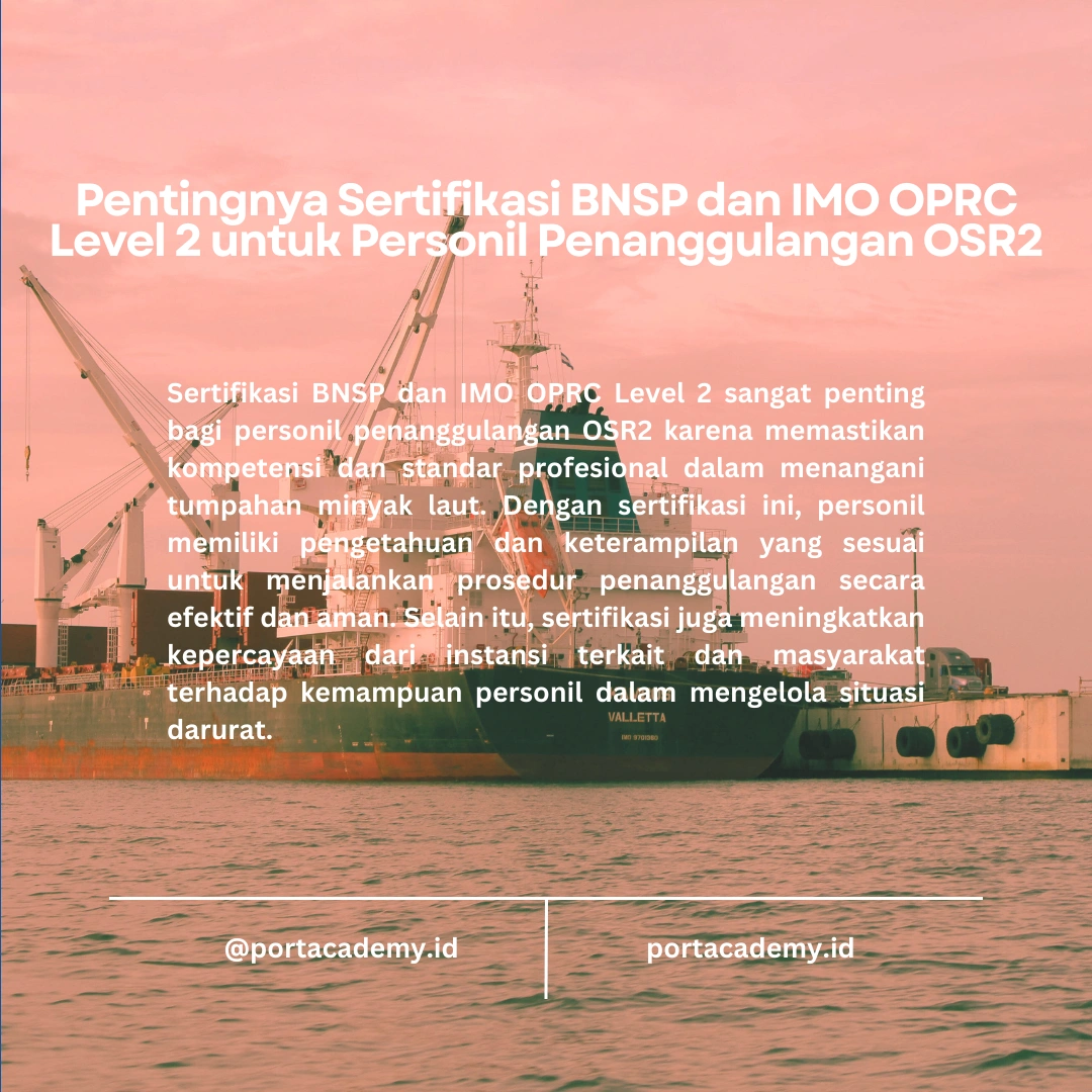 Teknik Dasar untuk Personil Penanggulangan OSR2