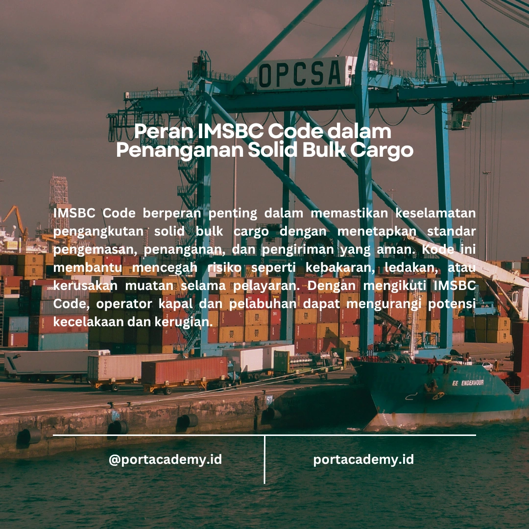 Solid Bulk Cargo: Penanganan dan Pengangkutan yang Aman sesuai Standar Internasional