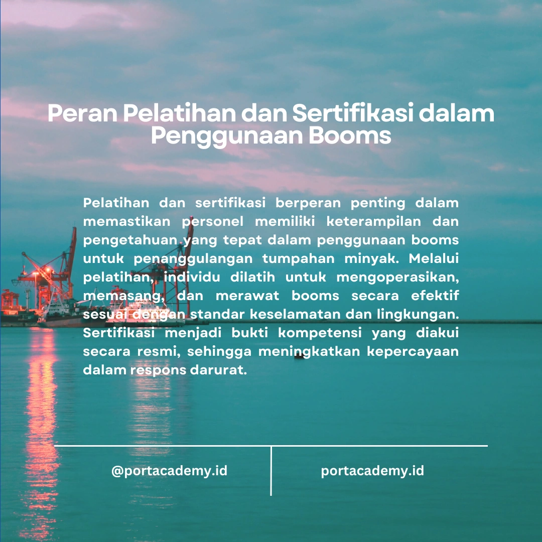 Penggunaan Booms dalam Mengatasi Tumpahan Minyak di Laut