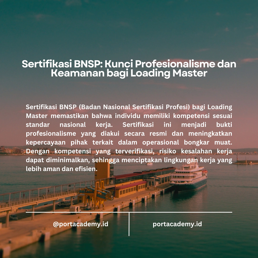 Loading Master: Teknik Pengaturan Kargo di Kapal