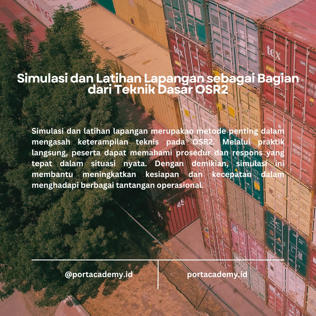 Teknik Dasar untuk Personil Penanggulangan OSR2