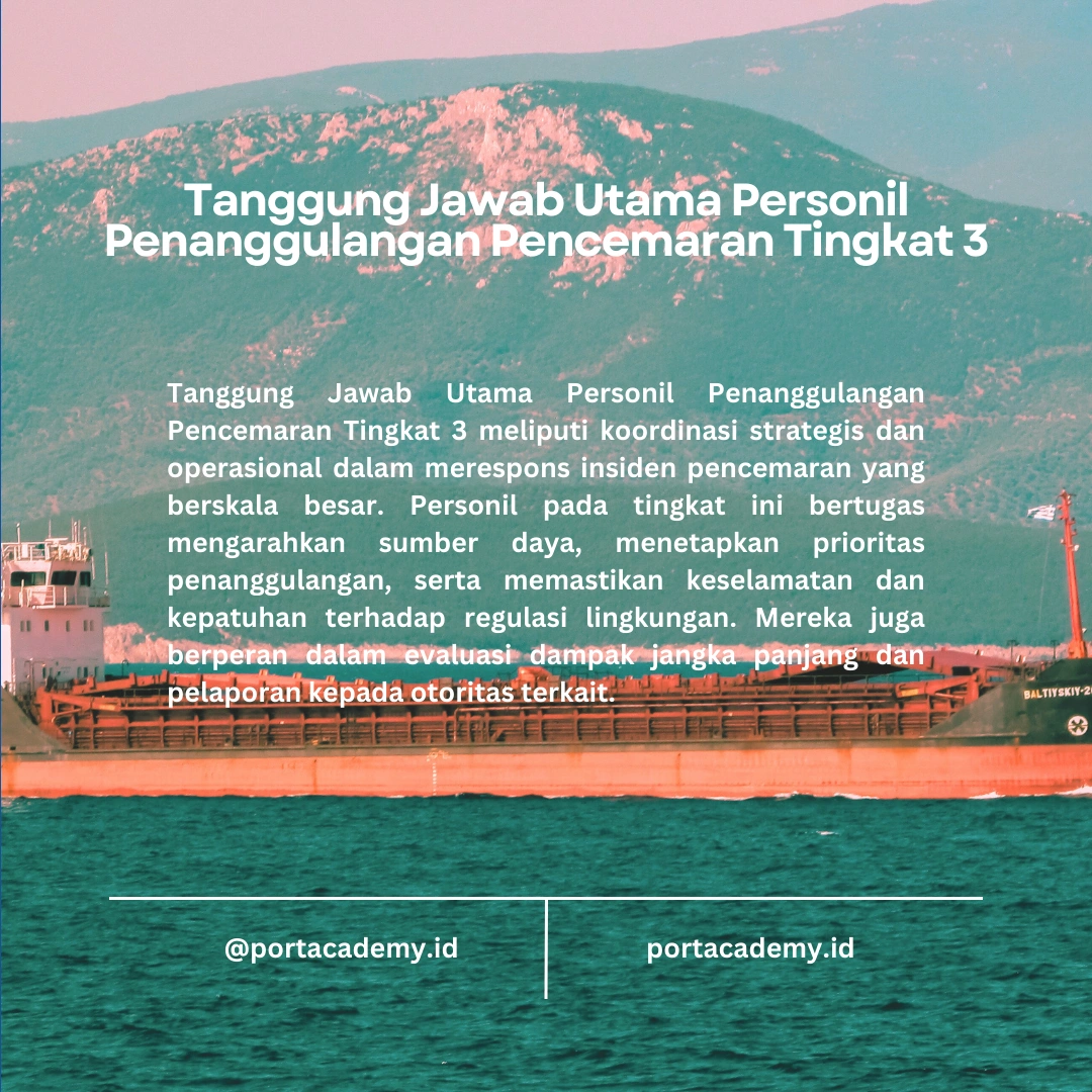 Apa Itu Personil Penanggulangan Pencemaran Tingkat 3 (OSR3)?