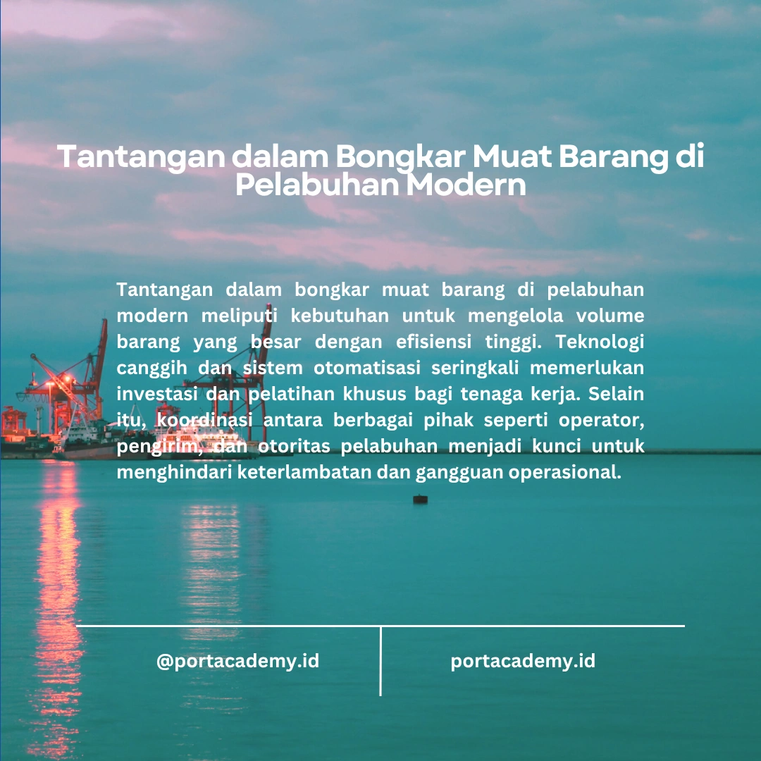 Bongkar Muat Barang: Proses dan Tantangan di Pelabuhan Modern