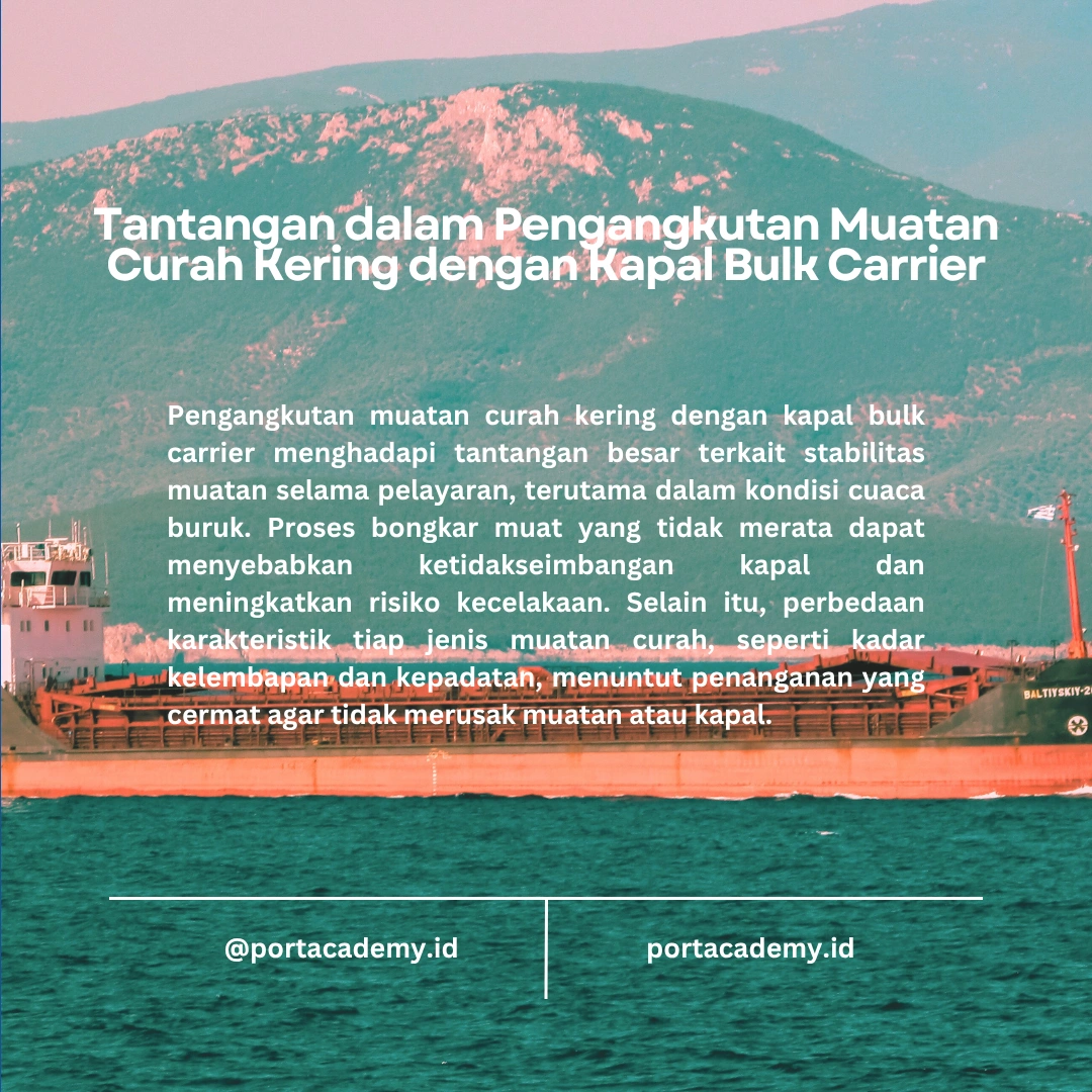 Kapal Bulk Carrier: Spesifikasi dan Tantangan dalam Pengangkutan Muatan Curah Kering