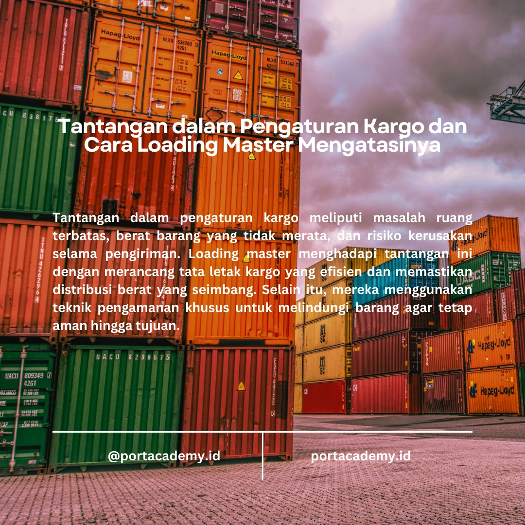 Strategi Loading Master dalam Pengaturan Kargo Kapal