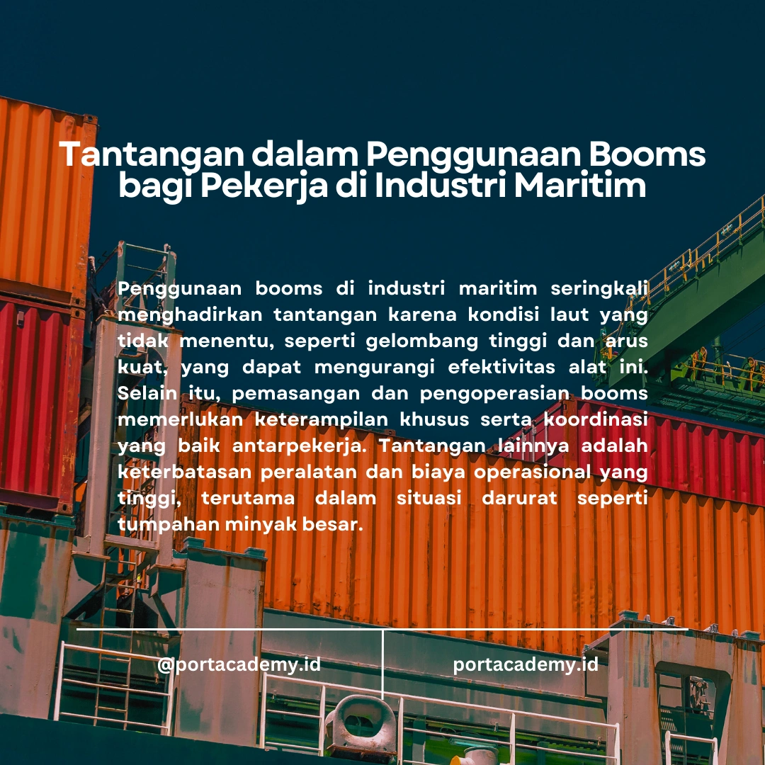 Penggunaan Booms dalam Mengatasi Tumpahan Minyak di Laut