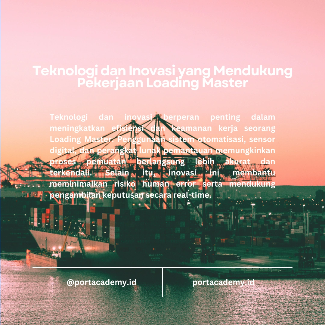 Teknologi Baru untuk Mendukung Pekerjaan Loading Master