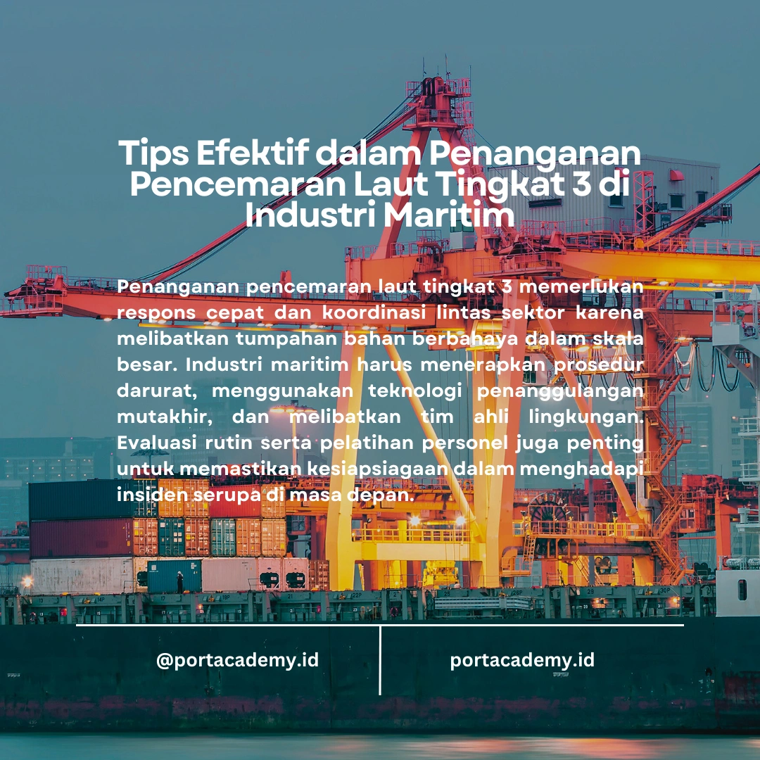 Tips Efektif dalam Penanganan Pencemaran Laut Tingkat 3