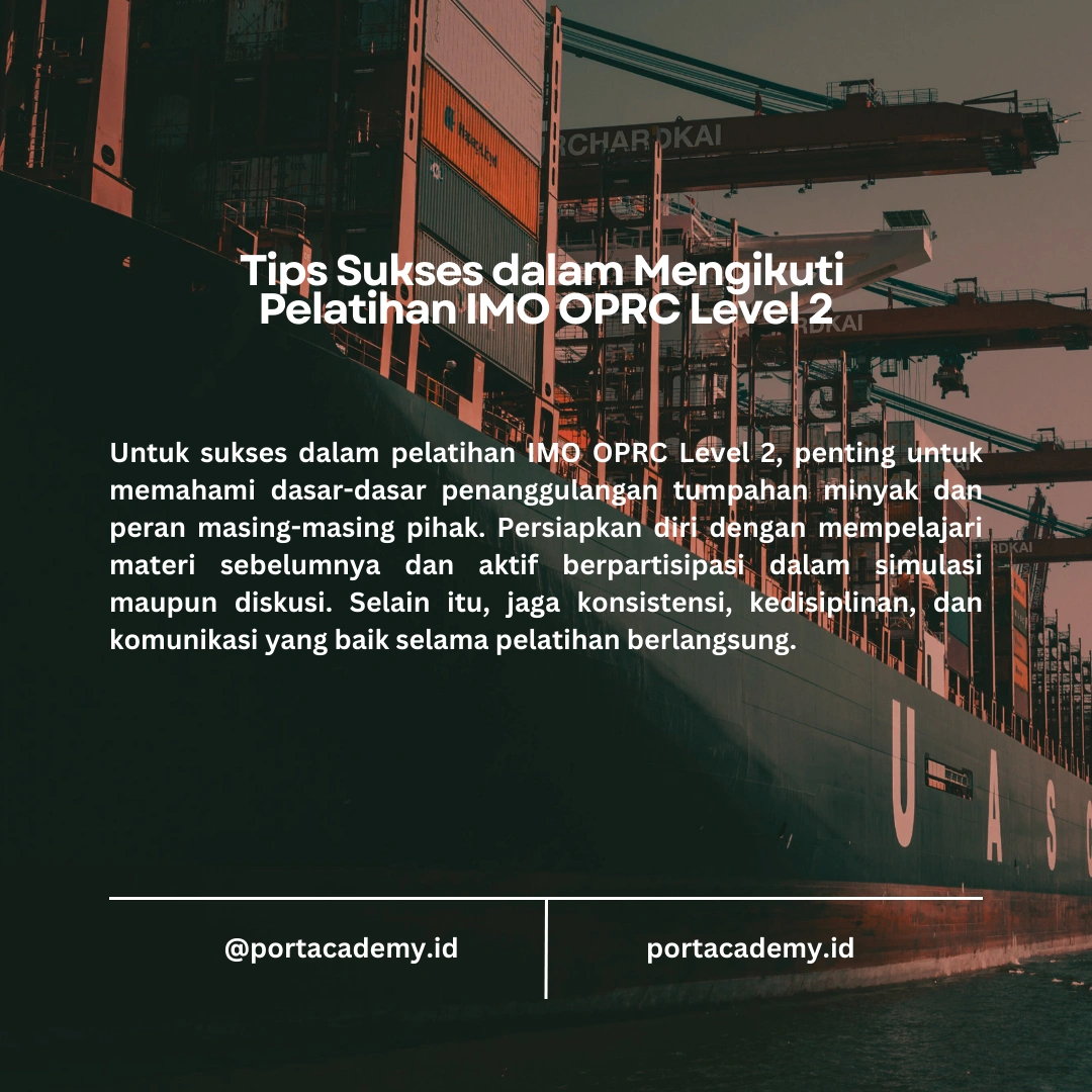 Panduan Sertifikasi OSR2 untuk Penanganan Pencemaran Lanjut