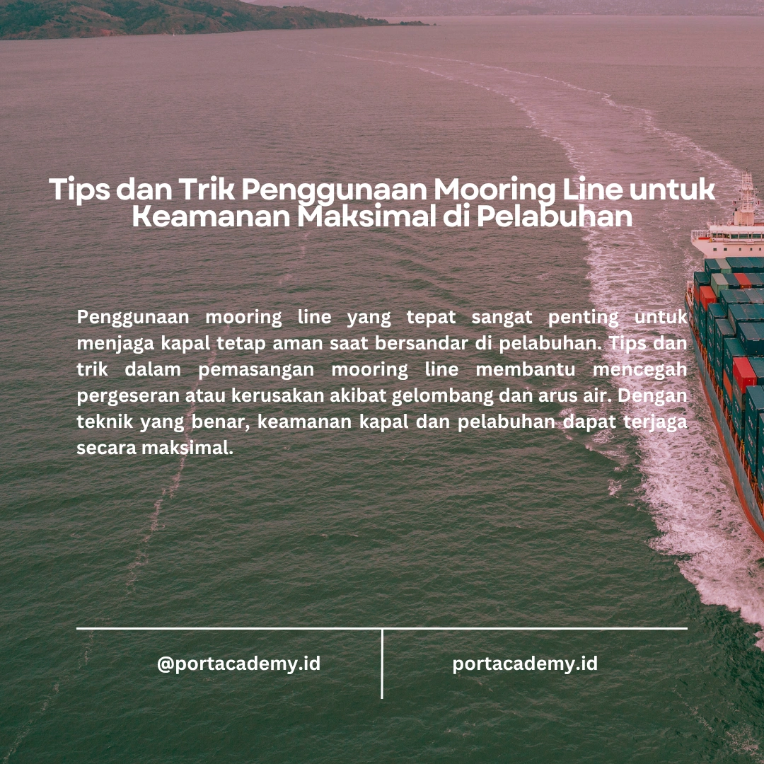 Mooring Line: Jenis, Fungsi, dan Teknik Penggunaan yang Aman di Pelabuhan