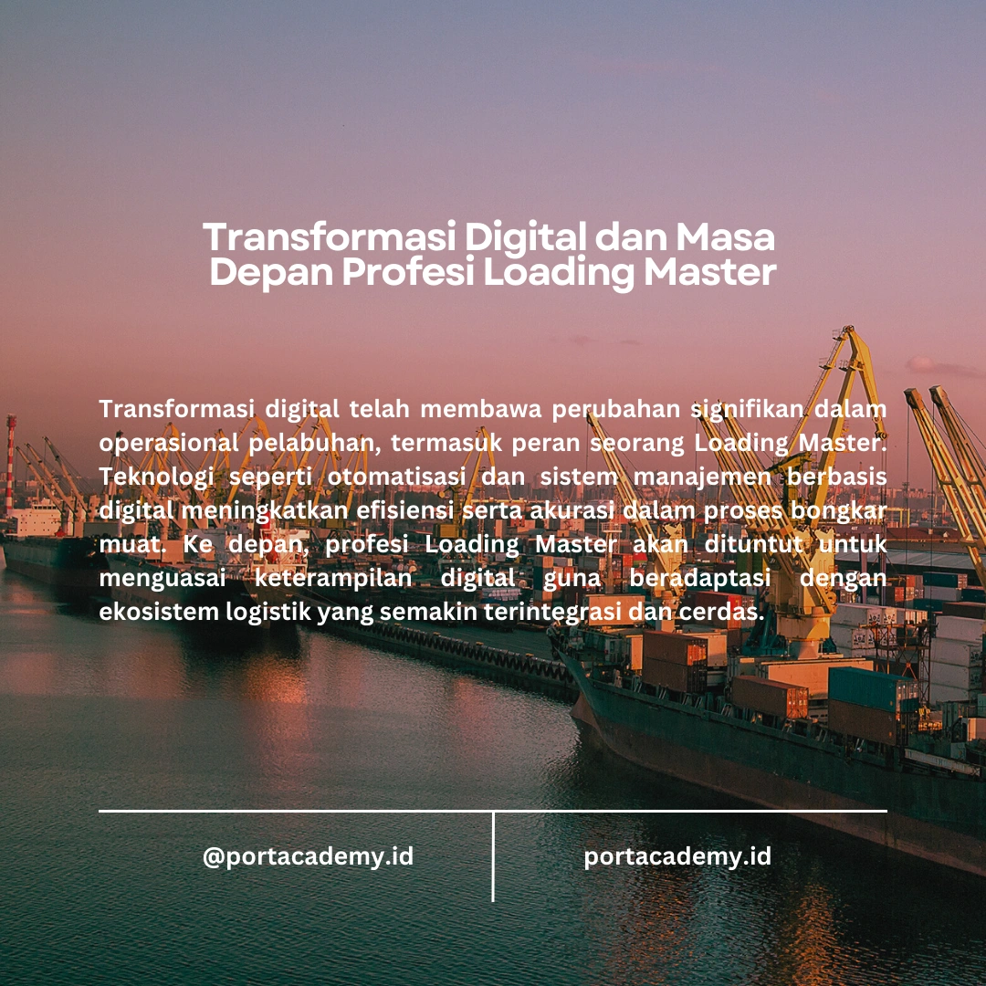 Teknologi Baru untuk Mendukung Pekerjaan Loading Master