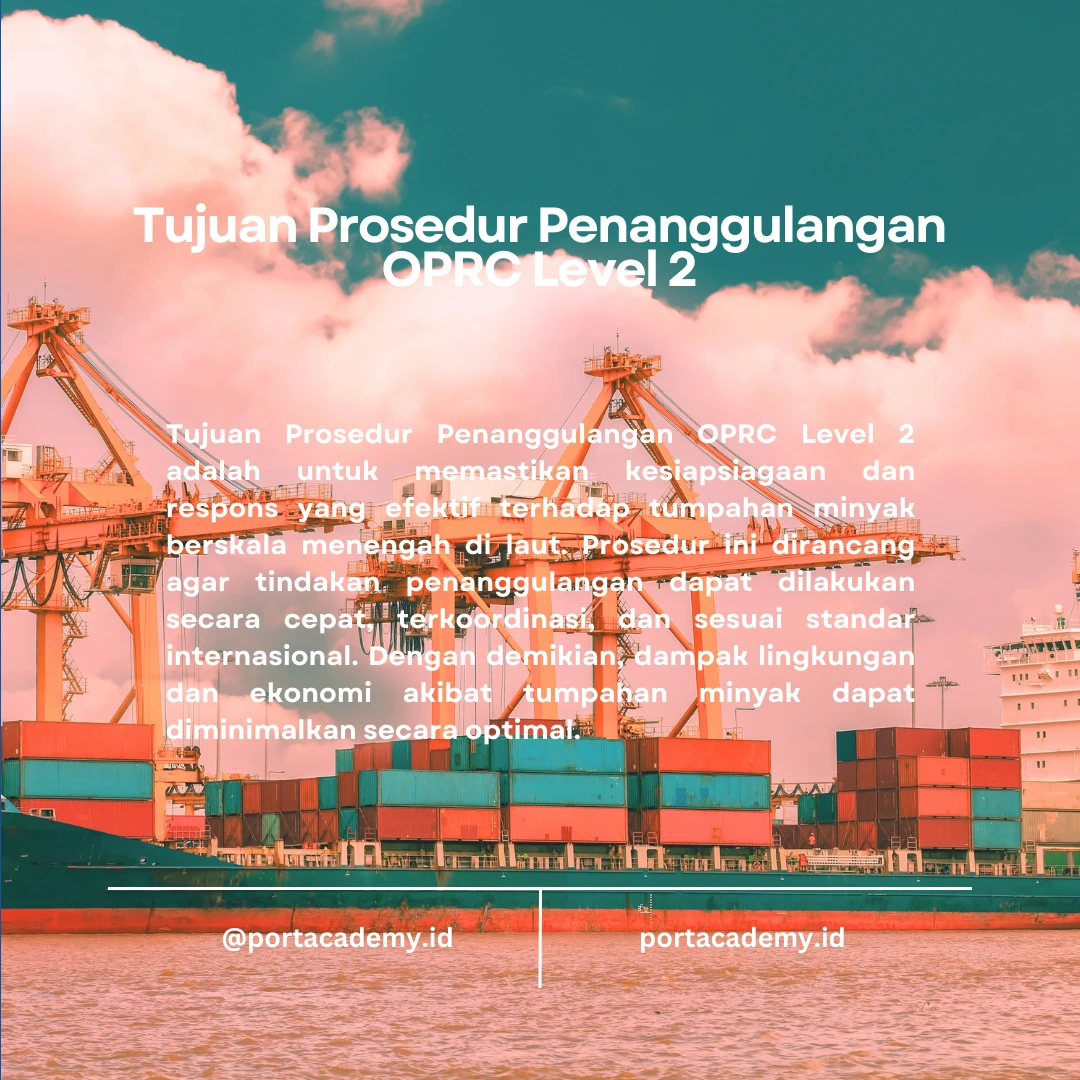 Prosedur Penanggulangan Pencemaran Laut Tingkat 2