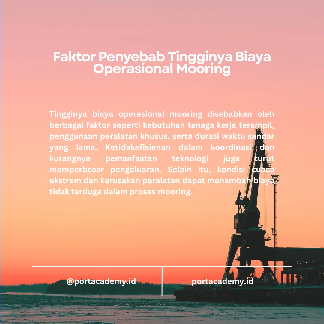 Cara Mengurangi Biaya Operasional Mooring