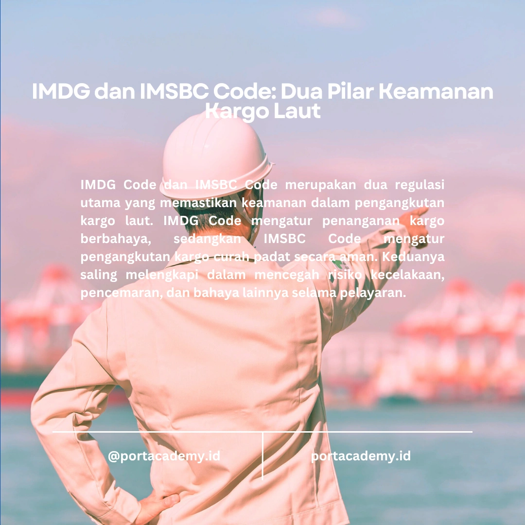 IMDG Code dan IMSBC Code: Bagaimana Keduanya Bekerja
