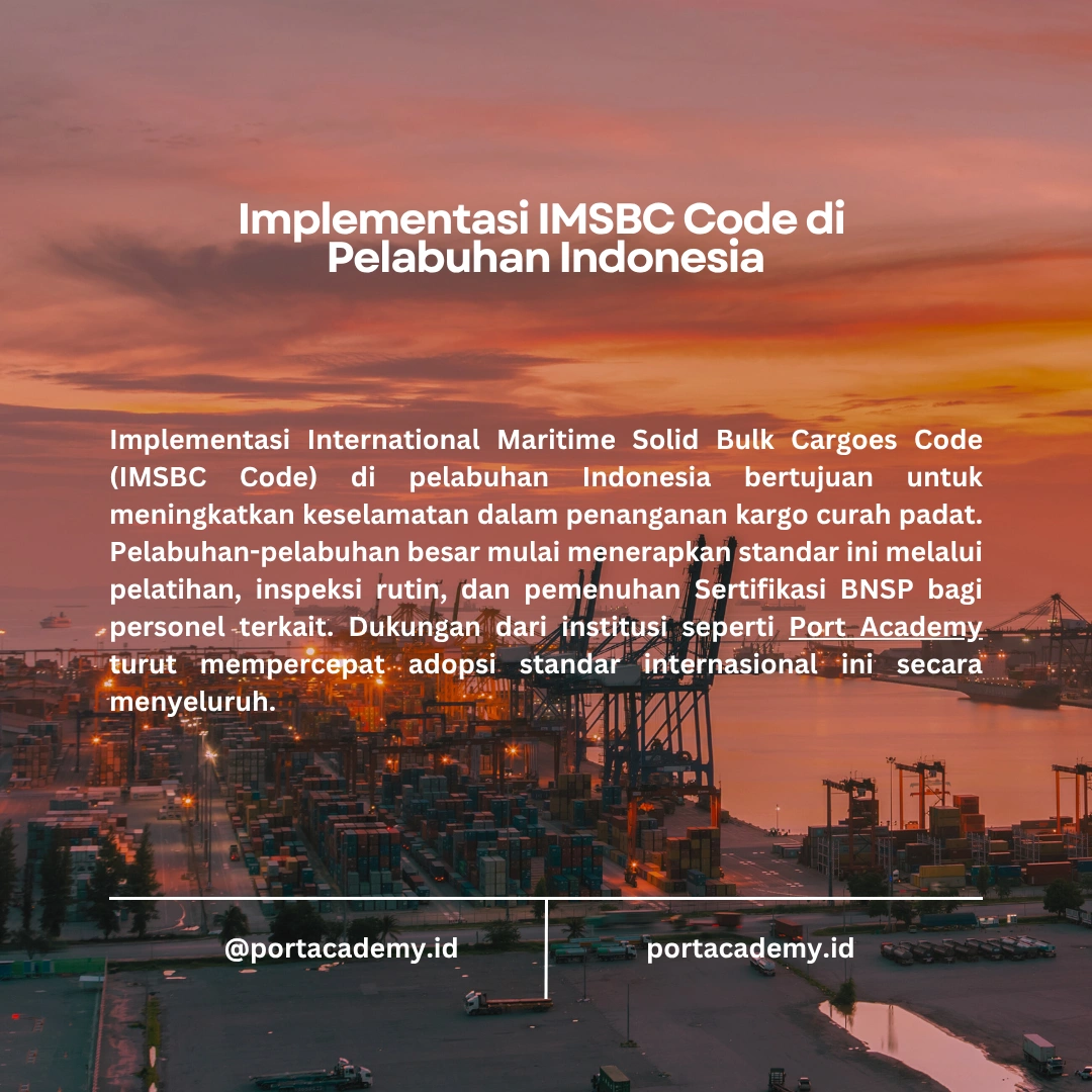 IMSBC Code: Memastikan Standar Keselamatan Kargo Curah